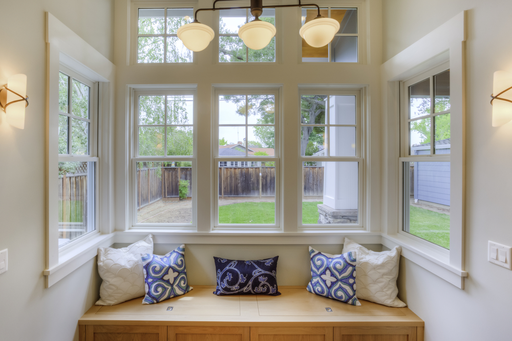 New windows, with bay window