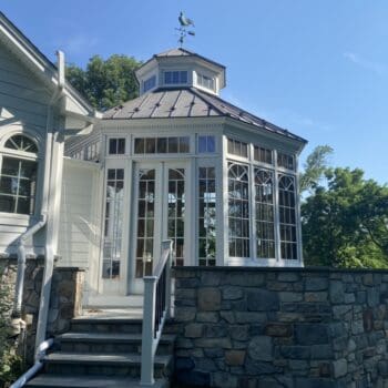 glass room after image of Stucco to James Hardie Siding – Lafayette Hill, PA